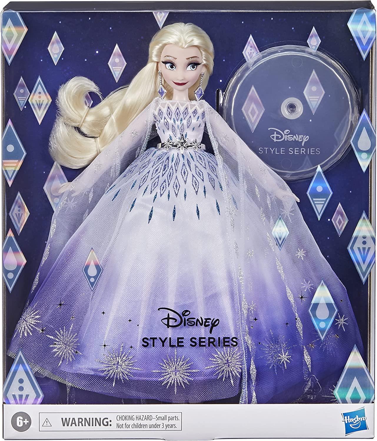 Foto 4 pulgar | Venta Internacional-Muñeca Disney Princess Style Series Holiday Elsa Fashion Doll Gown