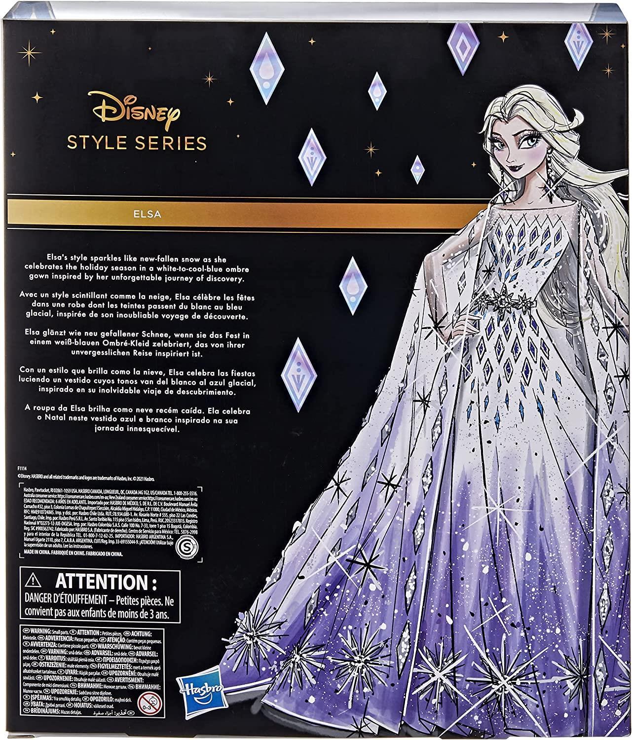 Foto 4 | Venta Internacional-Muñeca Disney Princess Style Series Holiday Elsa Fashion Doll Gown