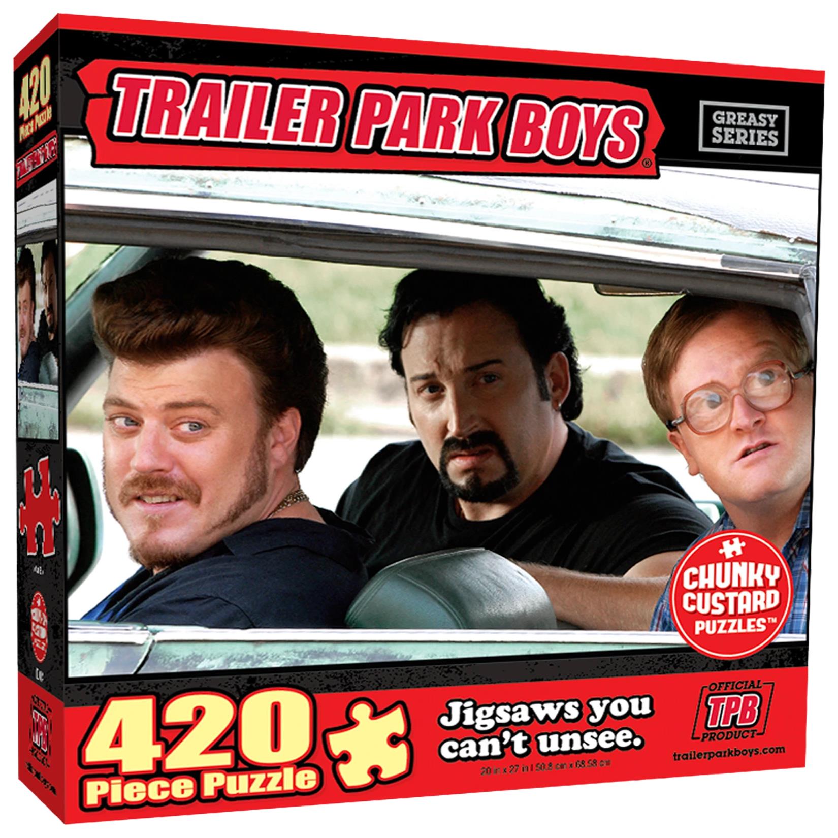 Foto 2 pulgar | Venta Internacional- Rompecabezas Trailer Park Boys Chrysler 420 pzas Ricky Julian Bubbles Jigsaw