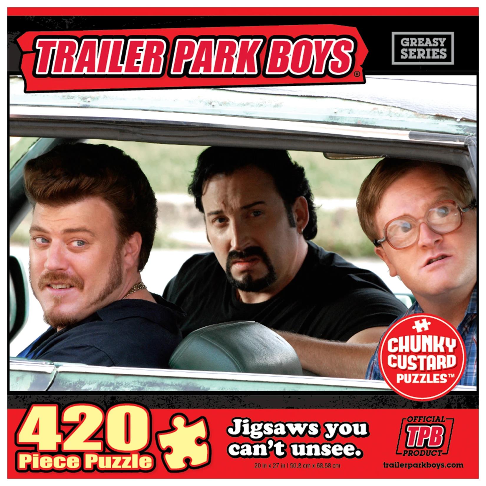 Foto 6 pulgar | Venta Internacional- Rompecabezas Trailer Park Boys Chrysler 420 pzas Ricky Julian Bubbles Jigsaw