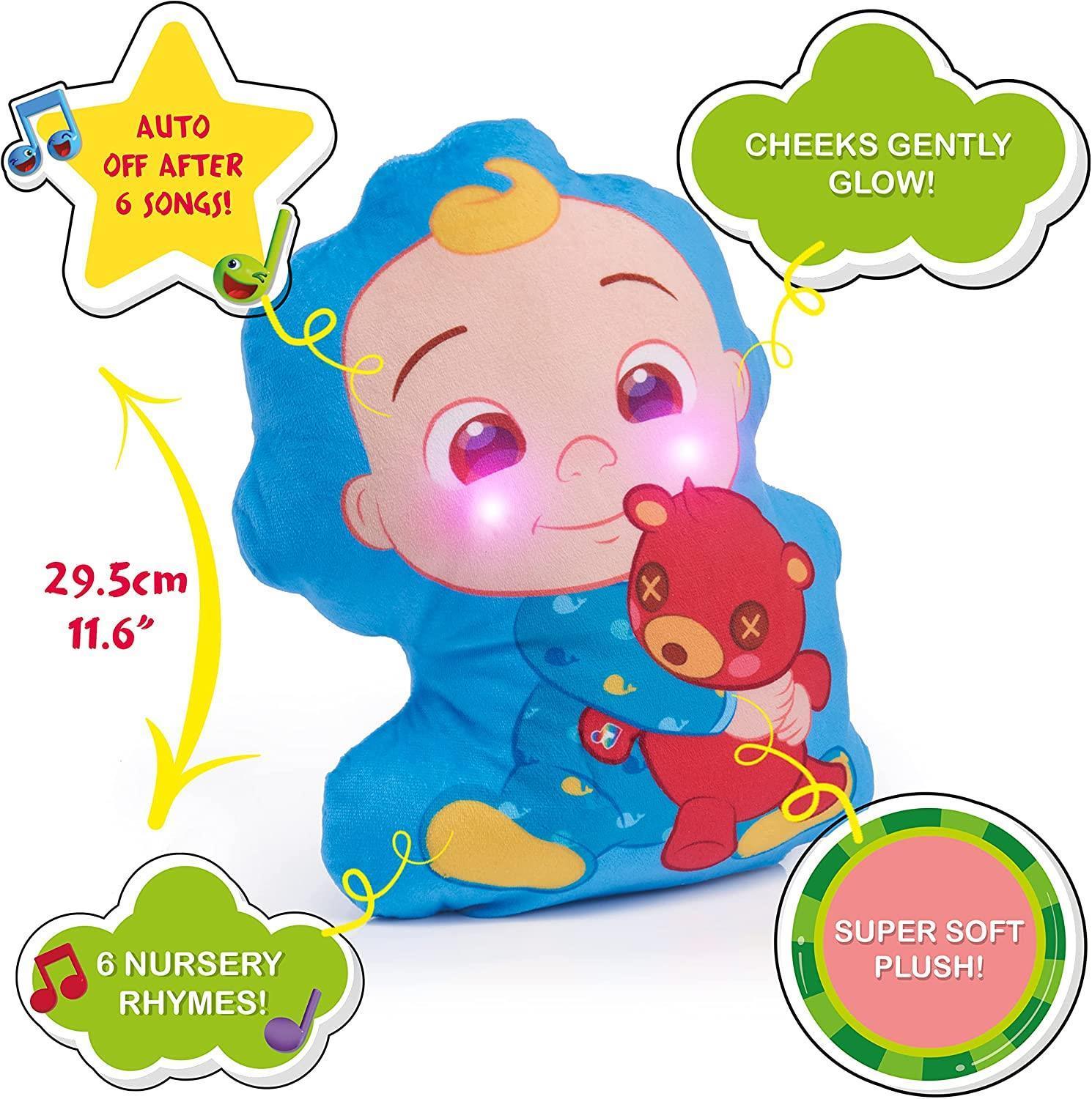 Foto 4 pulgar | Venta Internacional- Almohada para Bebé de Cocomelon JJs Musical Sleep Soother Bedtime Night Light