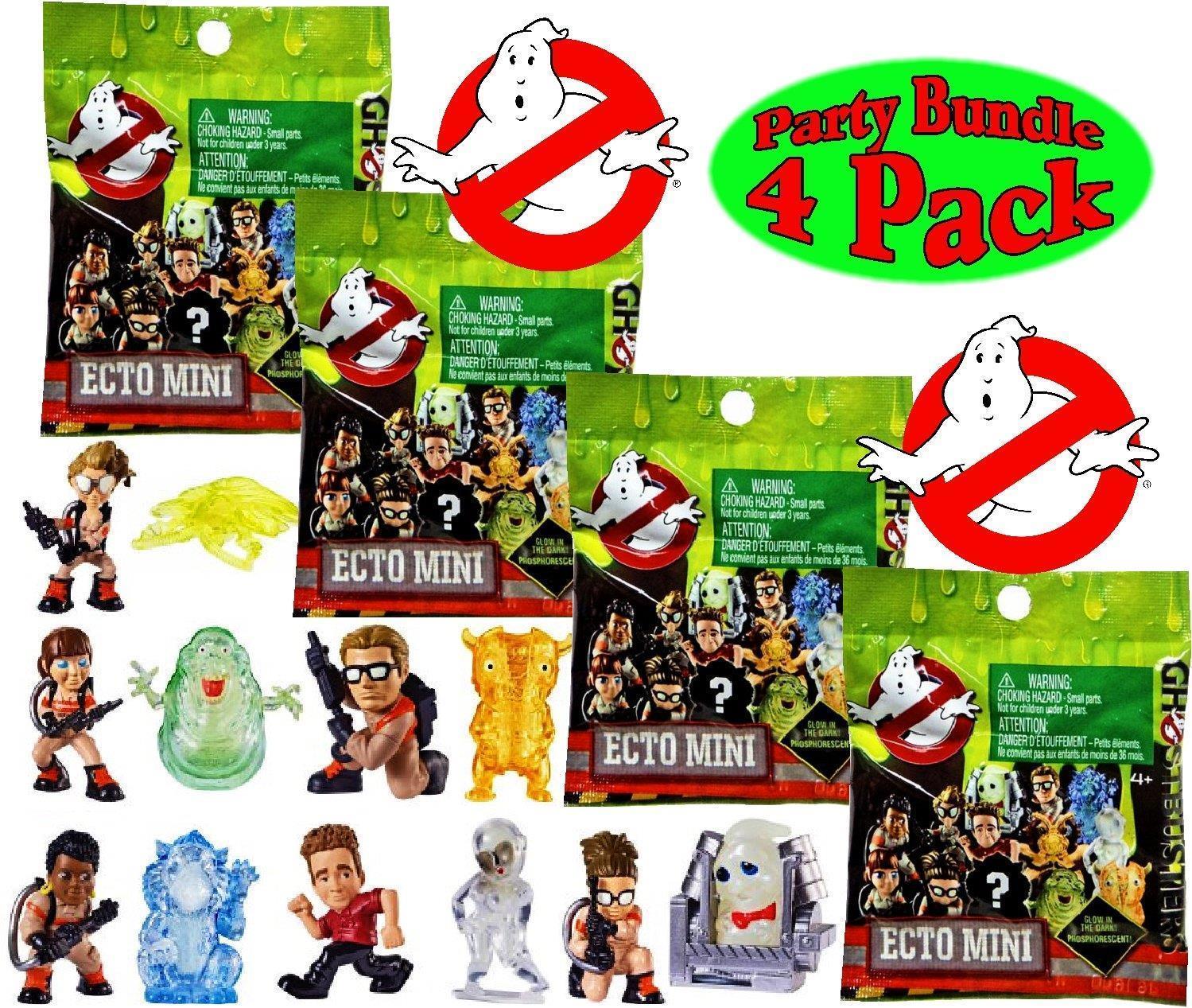 Foto 3 pulgar | Venta Internacional- Ghostbusters Ecto Minis Surprise Bags 4pk Glow In Dark