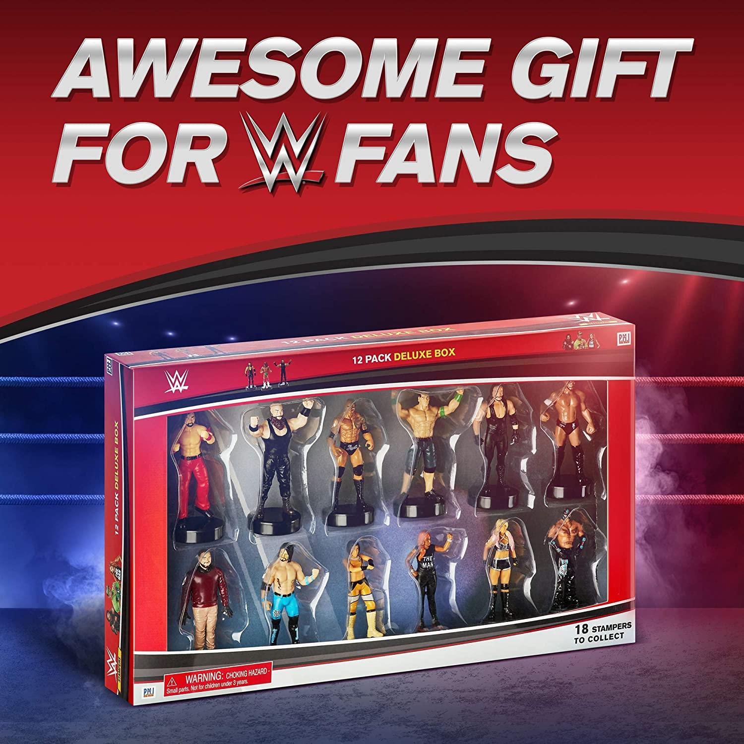 Foto 4 pulgar | Venta Internacional- Figuras wwe Stampers Deluxe Box Cake Toppers Craft 12 Piezas