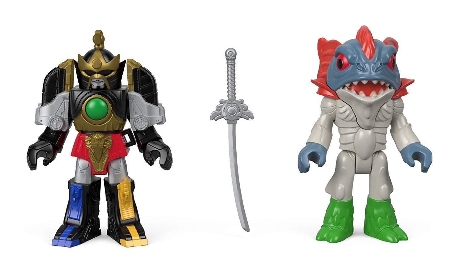 Foto 4 pulgar | Venta Internacional- Figura Imaginext Thunder Megazord & Pirantishead Mighty Morphin