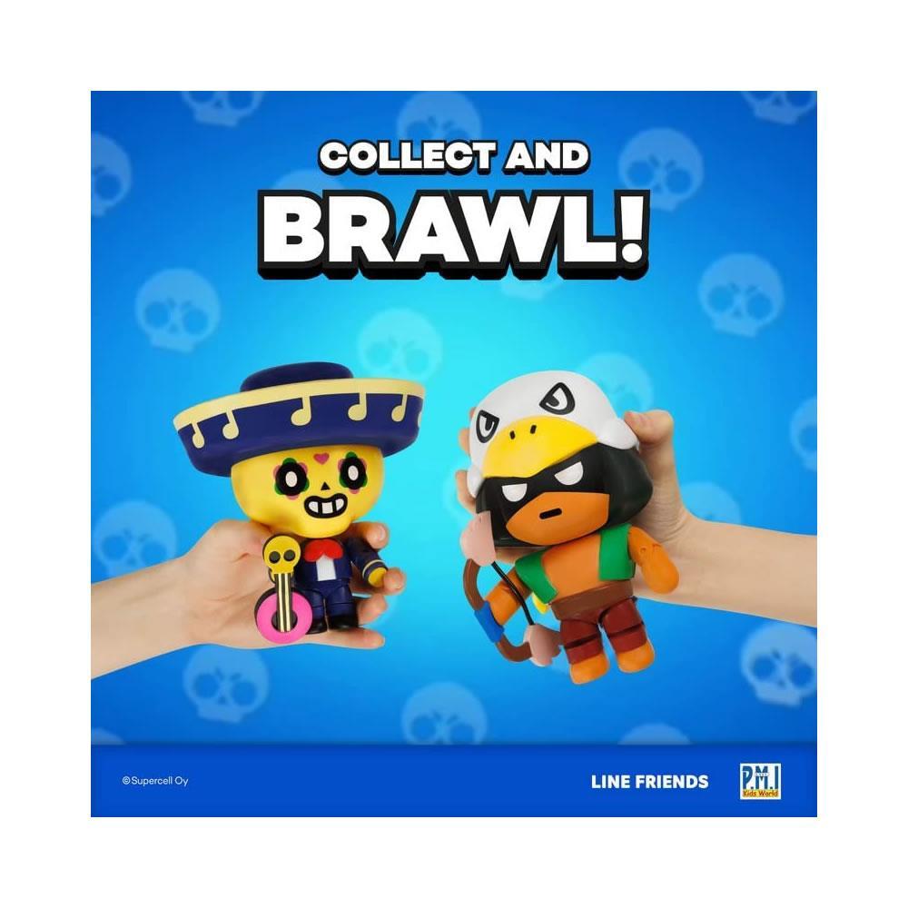 Foto 4 pulgar | Venta Internacional- Figura de Acción PMI International Brawl Stars Bo Brawler