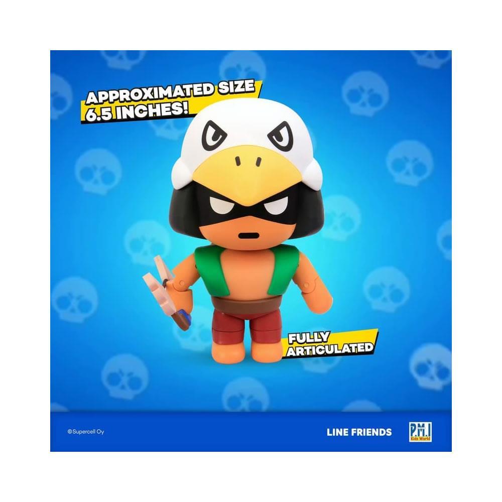 Foto 5 pulgar | Venta Internacional- Figura de Acción PMI International Brawl Stars Bo Brawler