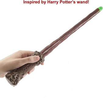 Foto 3 | Venta Internacional-Juego de Harry Potter con varita de luz y tarjetas temáticas con imágenes