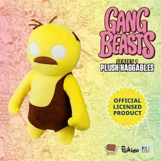 Foto 2 | Venta Internacional- Luchador P.M.I. Gang Beasts Plush Buddies Amarillo