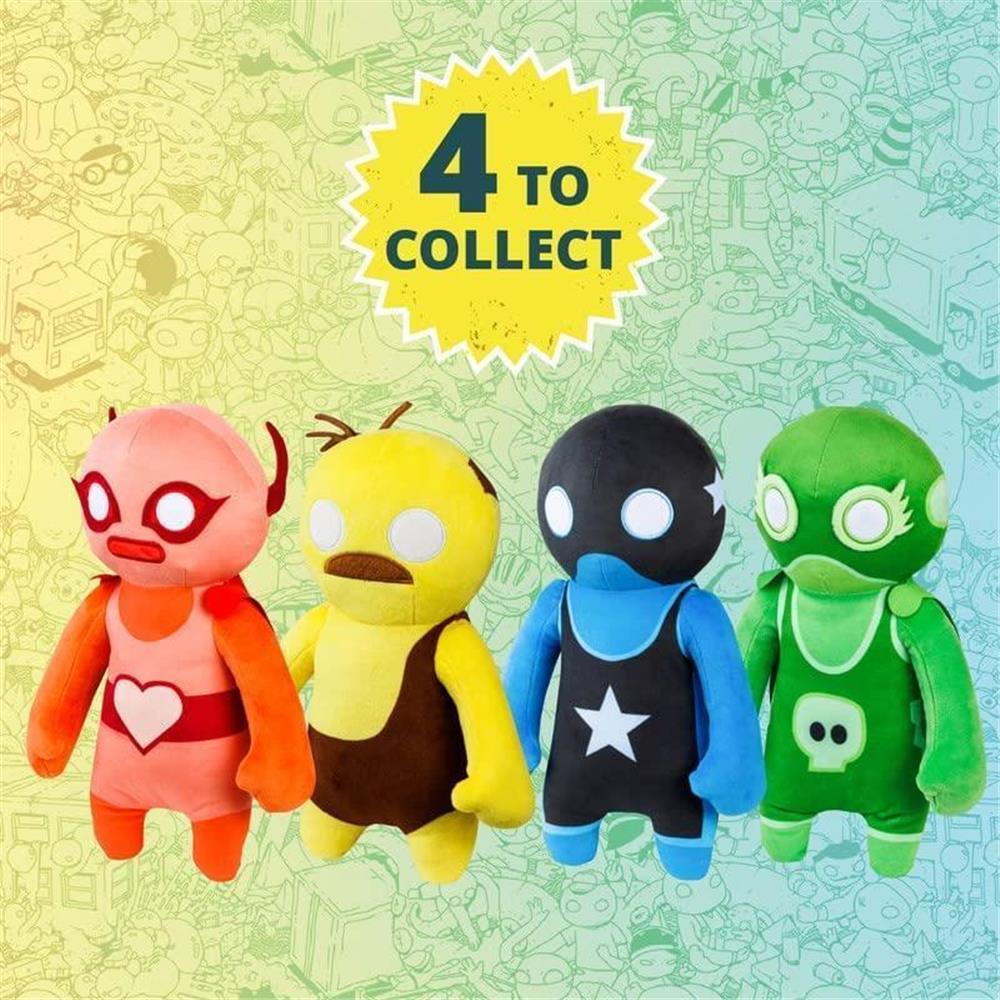 Foto 5 pulgar | Venta Internacional- Luchador P.M.I. Gang Beasts Plush Buddies Amarillo