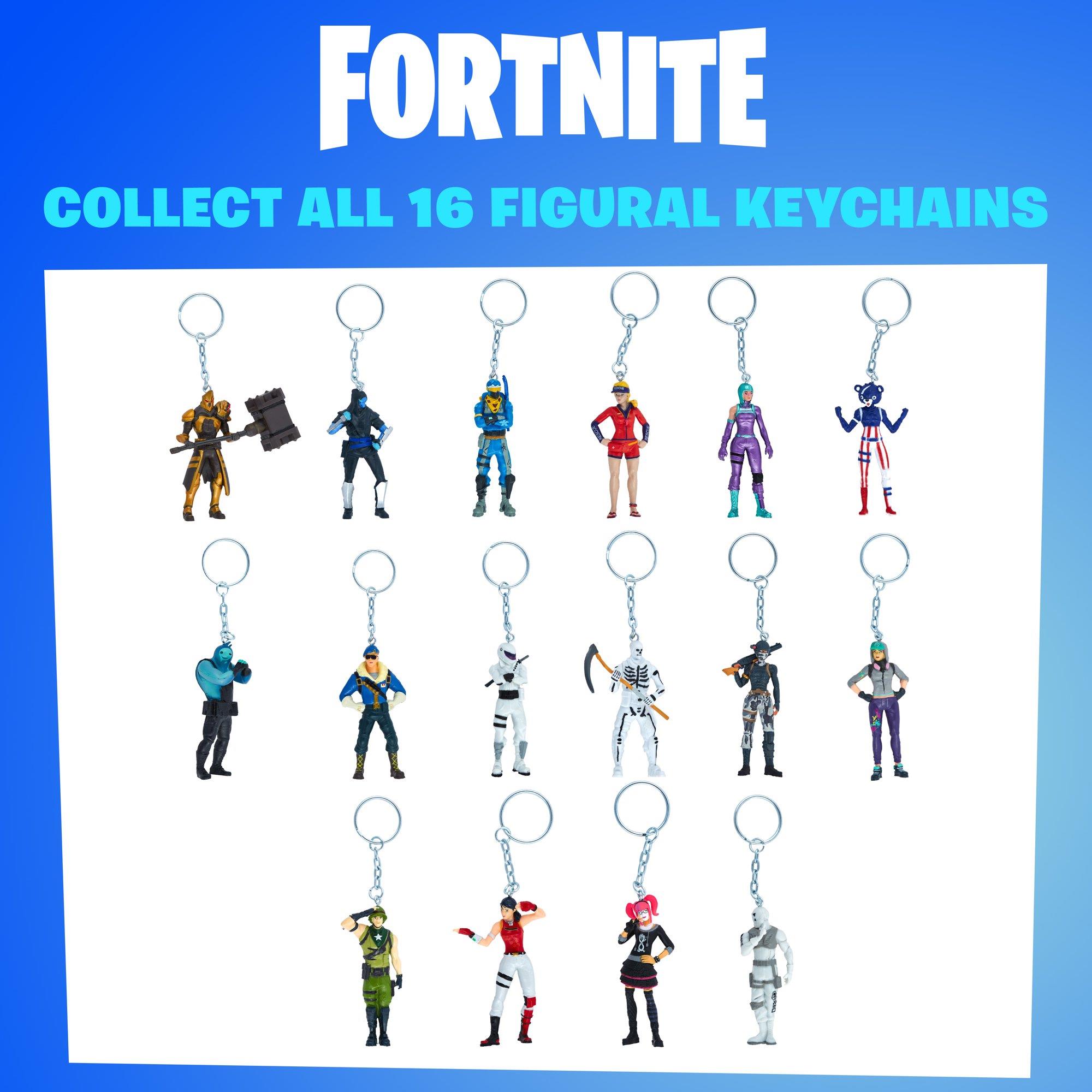 Foto 5 pulgar | Venta Internacional- Llaveros Fortnite Series 3 Multicolor 5 Piezas