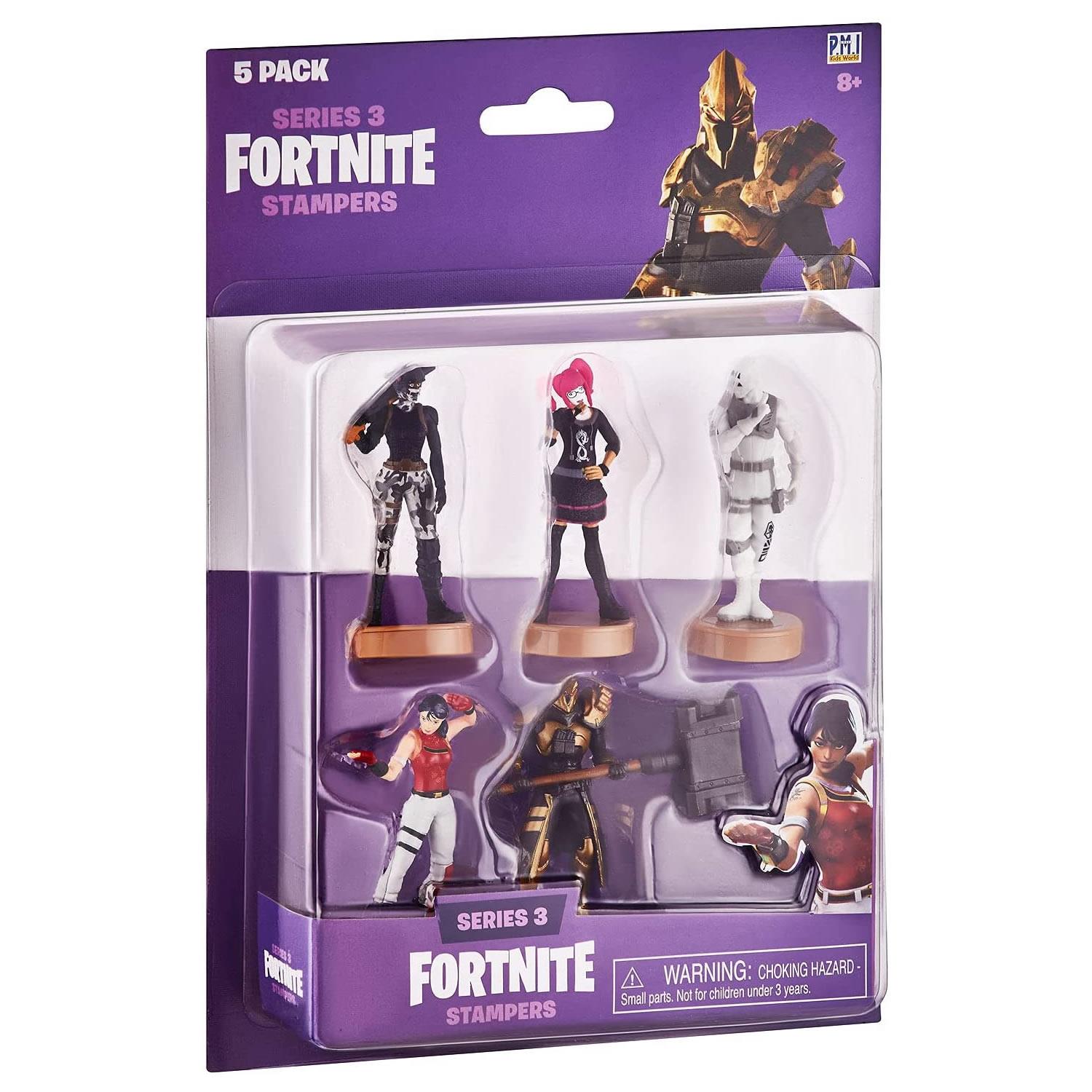 Venta Internacional-Set Elite Agent Scarlet de Fortnite Stampers 5 Piezas