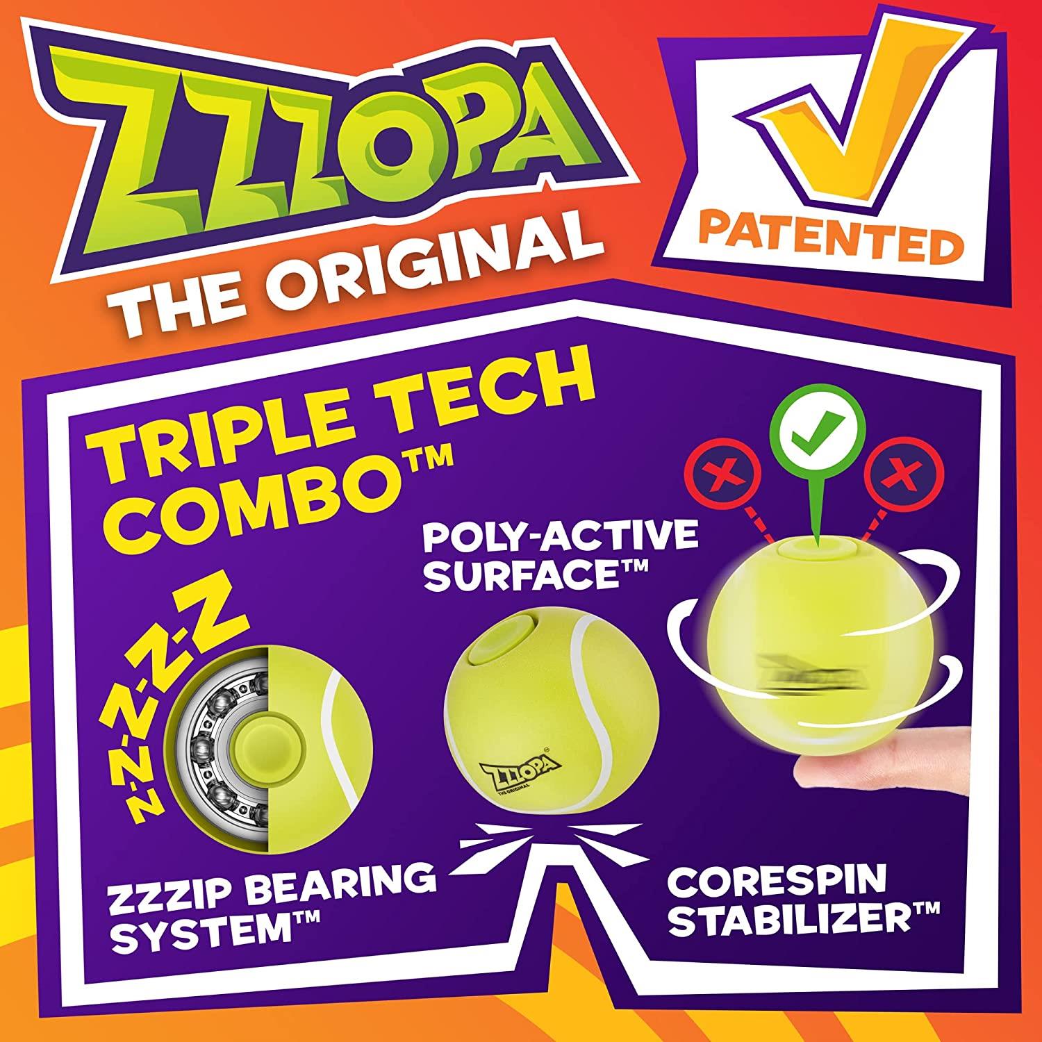 Foto 5 pulgar | Venta Internacional - Original Zzzopa Ace Fidget Stress Ball Mini Tennis Spin Toy