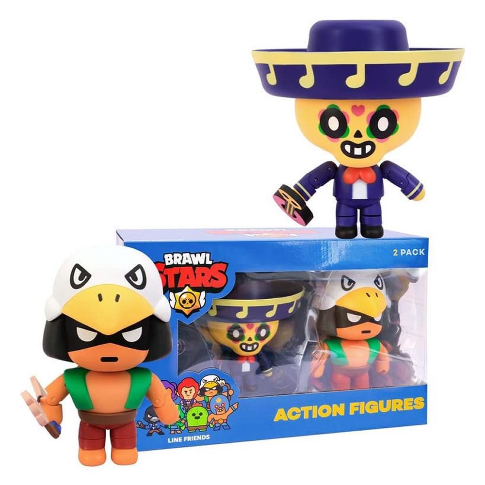 Foto 3 pulgar | Venta Internacional-Figuras de Acción Brawl Stars 2 Piezas