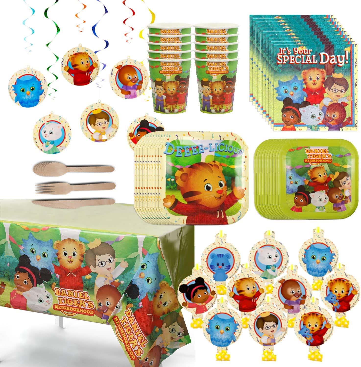 Foto 2 pulgar | Venta Internacional - Kit de Fiesta Daniel Tiger's Neighborhood para 10 Personas