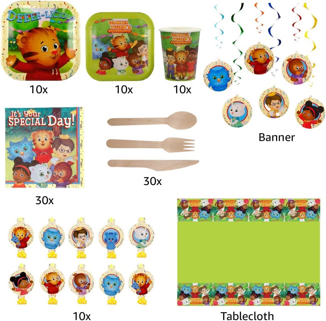 Foto 4 pulgar | Venta Internacional - Kit de Fiesta Daniel Tiger's Neighborhood para 10 Personas
