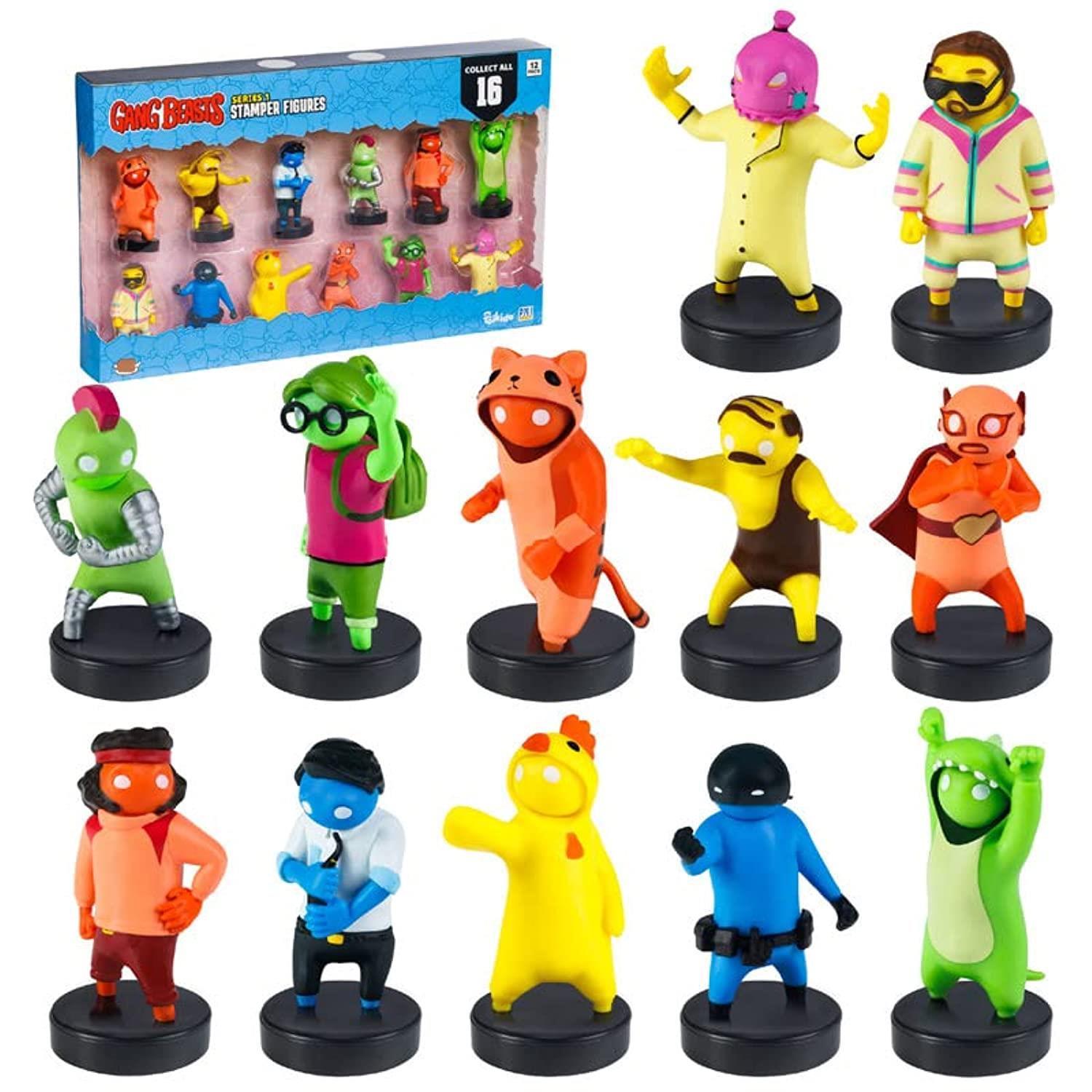 Foto 2 pulgar | Venta Internacional- Figuras PMI International Gang Beasts Ink Stamper 12 pzas