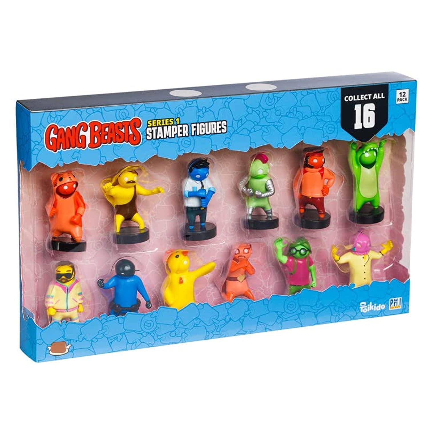 Foto 3 pulgar | Venta Internacional- Figuras PMI International Gang Beasts Ink Stamper 12 pzas