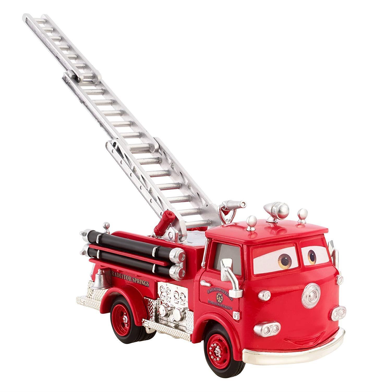 Foto 4 pulgar | Venta Internacional- Camión de Bomberos de Juguete Mattel Disney Pixar Cars 3 Red Fire Truck Precision Series 002