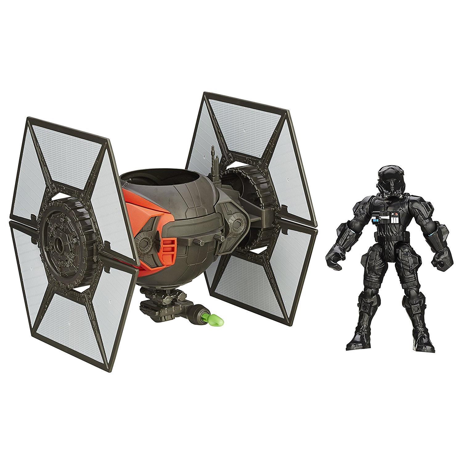 Venta Internacional- Star Wars Villian Tie Fighter Basic V Pilot Hero Mashers Set