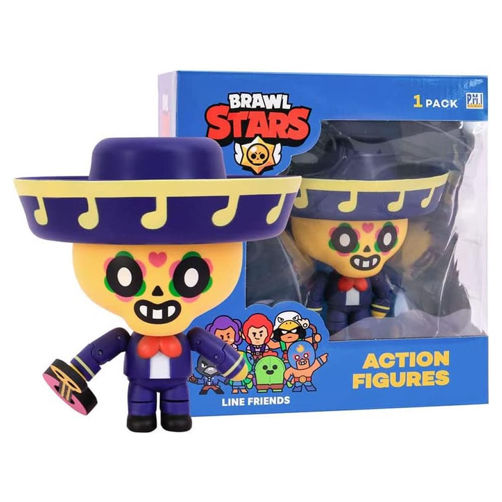 Foto 3 pulgar | Venta Internacional- Brawl Stars Figura De Acción Poco Brawler Guitarra Desmontable