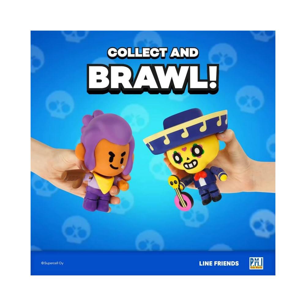 Foto 4 pulgar | Venta Internacional- Brawl Stars Figura De Acción Poco Brawler Guitarra Desmontable