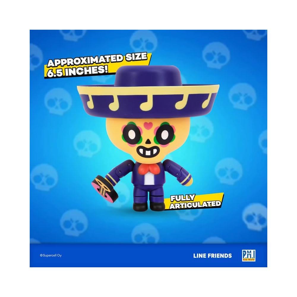 Foto 5 pulgar | Venta Internacional- Brawl Stars Figura De Acción Poco Brawler Guitarra Desmontable