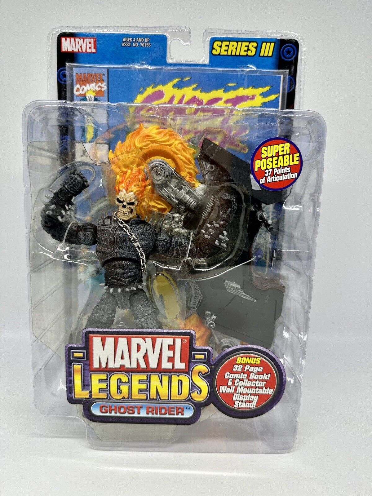 Foto 2 pulgar | Figura Marvel Legend's Ghost Rider - Toy Biz