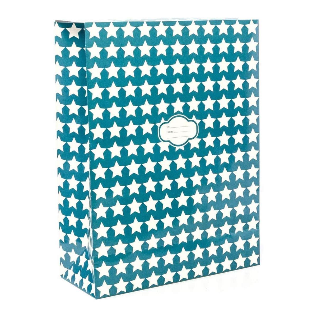 Foto 1 | Venta Internacional- Pressie Pouch Peel & Seal Bolsa De Regalo Blue Stars 12pk Medio