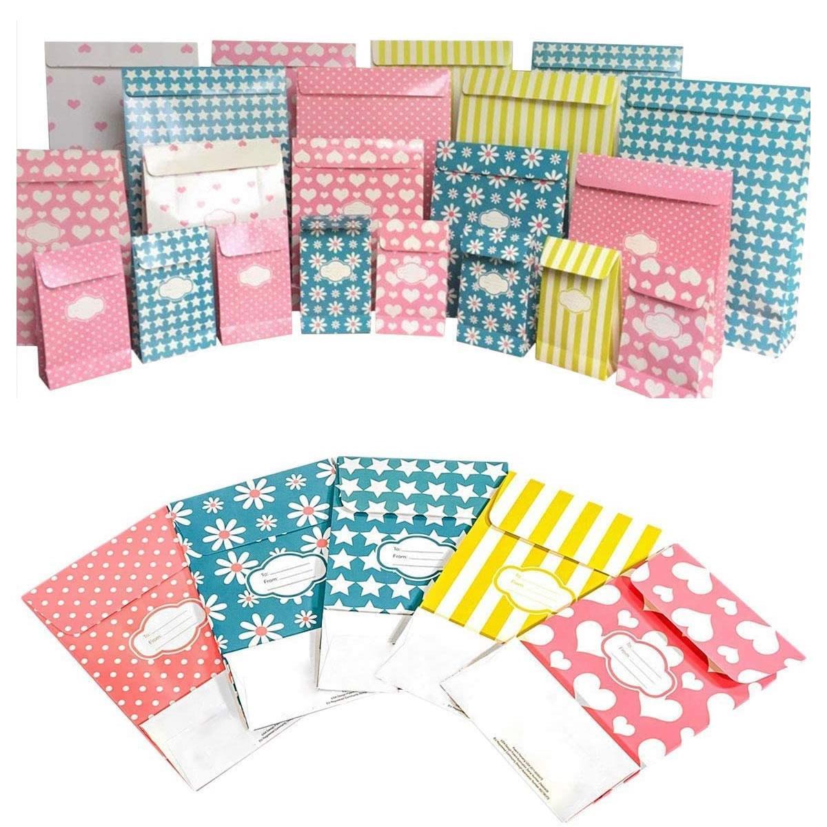 Foto 4 | Venta Internacional- Pressie Pouch Peel & Seal Bolsa De Regalo Blue Stars 12pk Medio