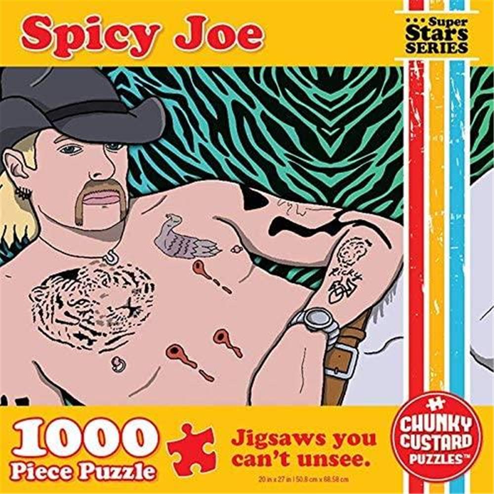 Foto 1 | Venta Internacional- Rompecabezas Spicy Joe Tiger King Chunky Custard Puzzles Multicolor 1000 Piezas