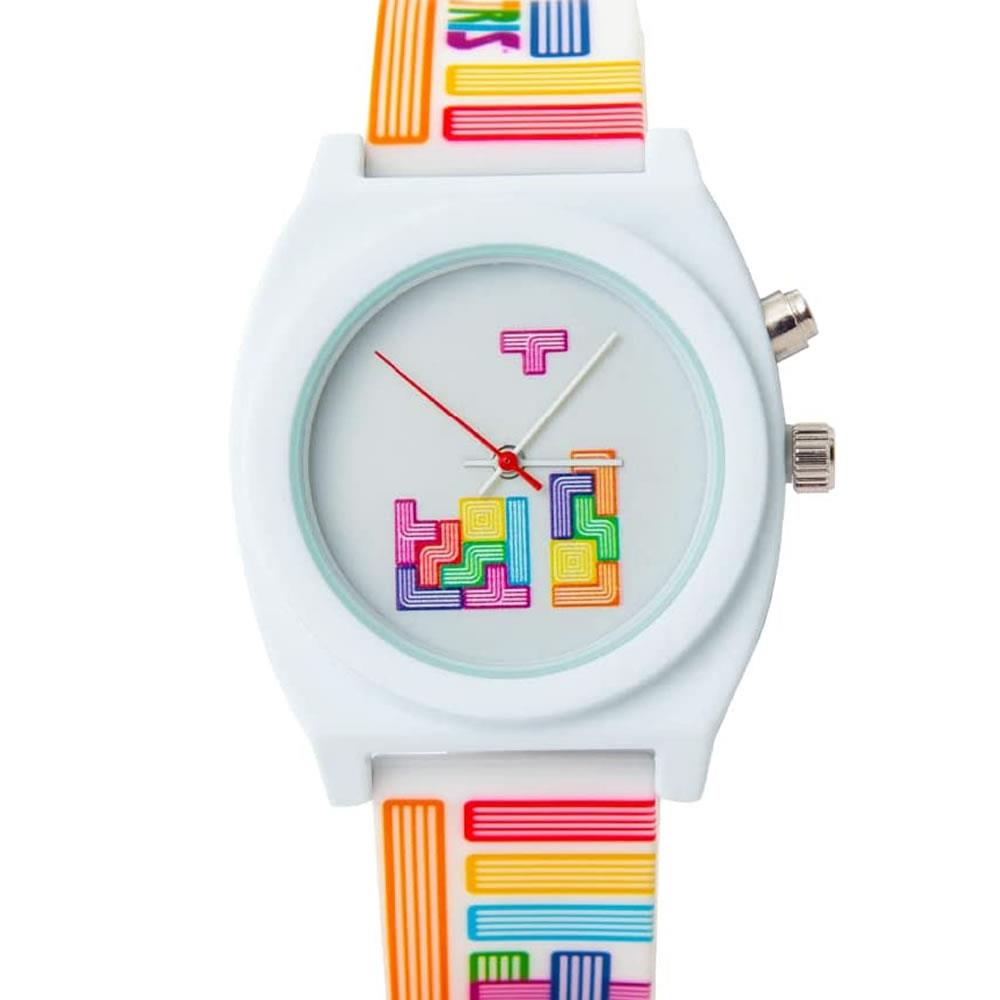 Foto 5 pulgar | Venta Internacional - Reloj Unisex Tetris Tetris Edición Limitada Retro Blanco