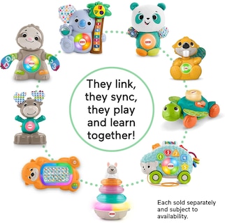 Foto 7 | Tortuga Marina Fisher-price Linkimals Para Sentarse A Gatear - Venta Internacional.