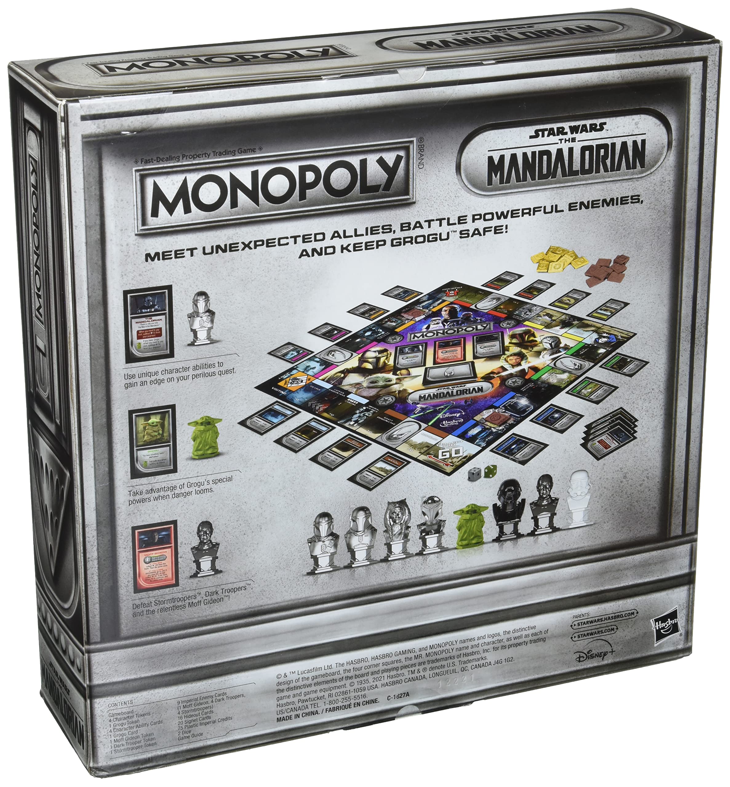 Foto 4 pulgar | Venta Internacional- Juego de Mesa Monopoly Star Wars The Mandalorian Edition