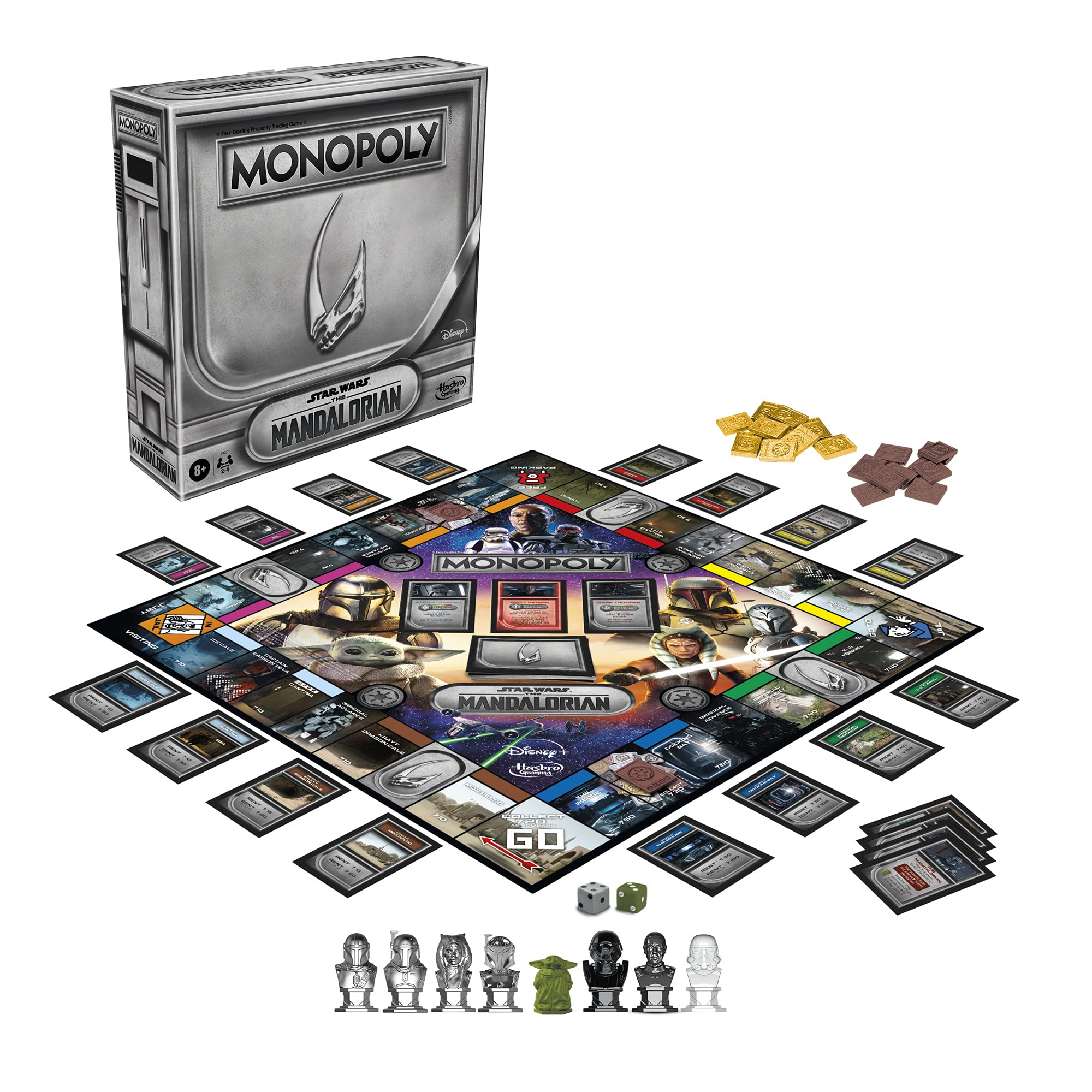 Foto 5 pulgar | Venta Internacional- Juego de Mesa Monopoly Star Wars The Mandalorian Edition