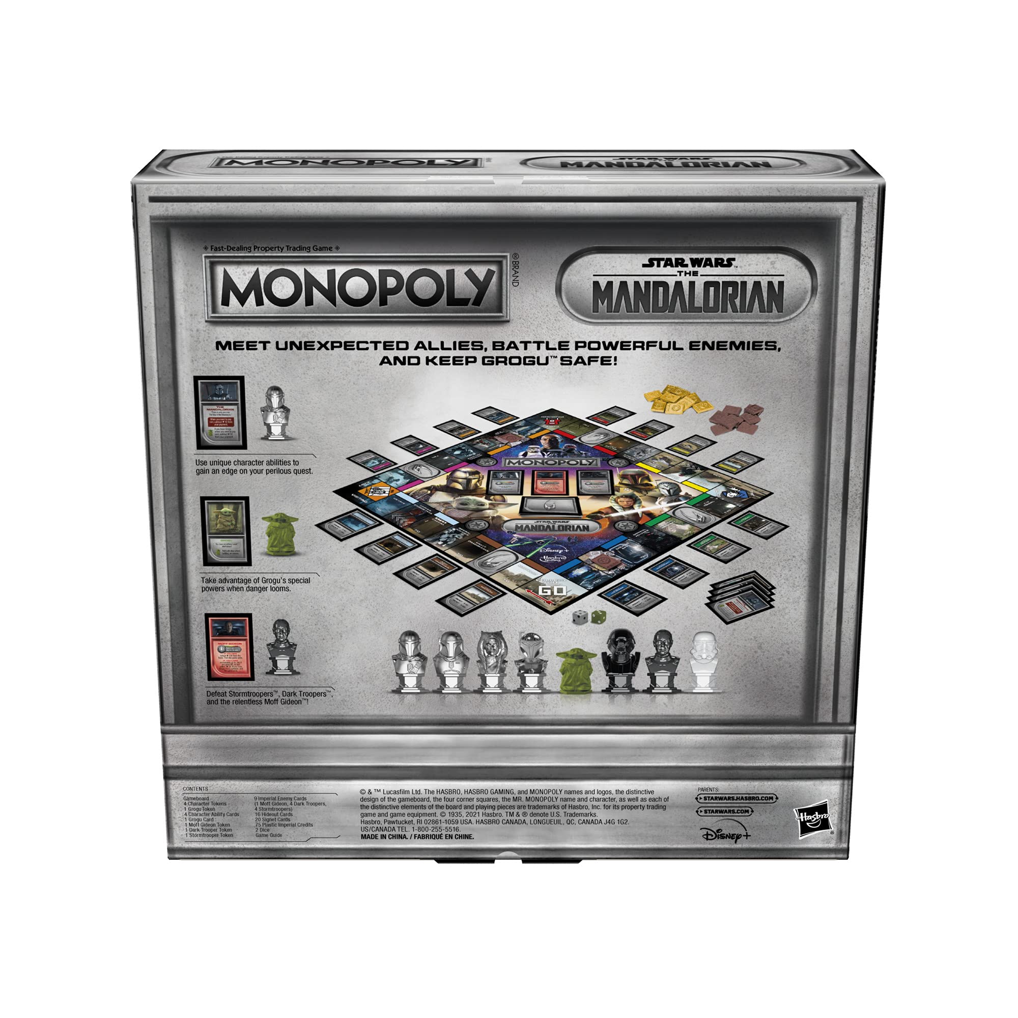 Foto 6 pulgar | Venta Internacional- Juego de Mesa Monopoly Star Wars The Mandalorian Edition