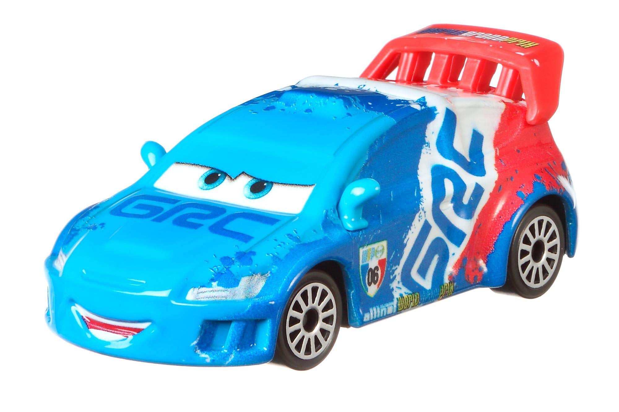 Vehículo Disney Cars Raoul Çaroule a Escala 1:55 de Moldeado a Presión