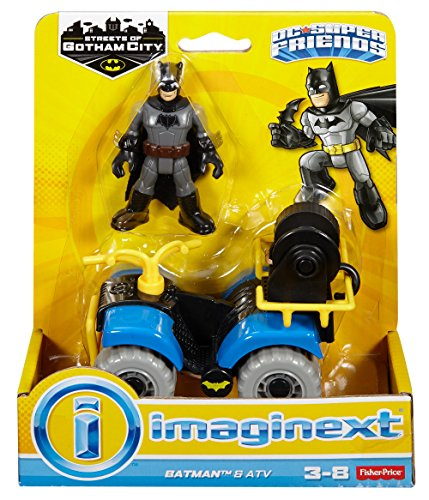 Foto 5 pulgar | Venta Internacional-Figura de Acción Fisher-Price Batman y Atv Imaginext