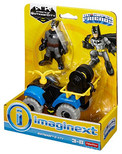 Foto 6 pulgar | Venta Internacional-Figura de Acción Fisher-Price Batman y Atv Imaginext