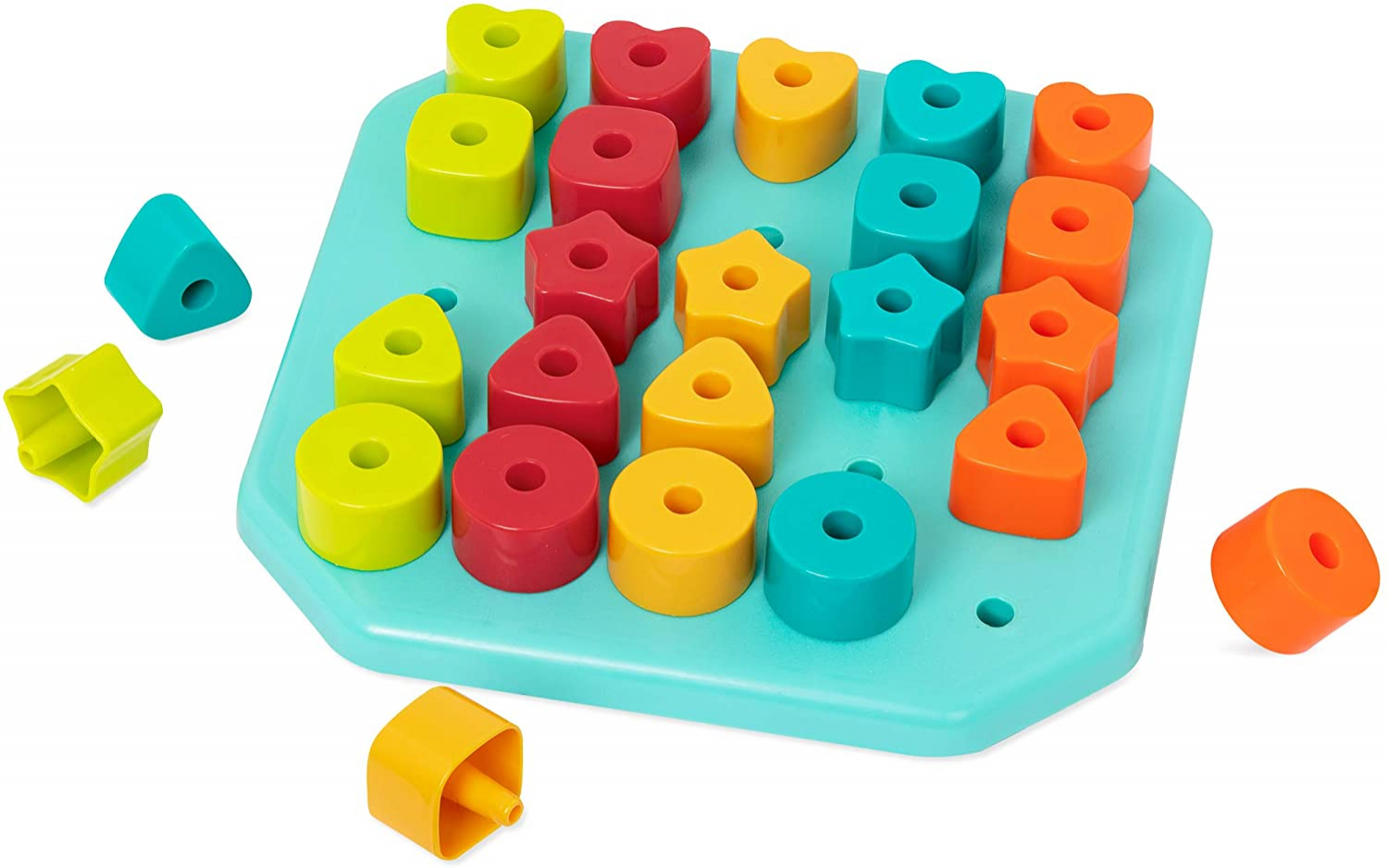 Foto 3 pulgar | Venta Internacional - Set de Tablas y Clavijas Battat Count & Match 31 Piezas