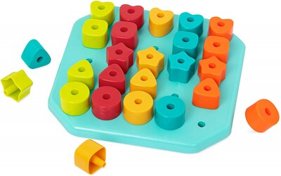 Foto 2 | Venta Internacional - Set de Tablas y Clavijas Battat Count & Match 31 Piezas