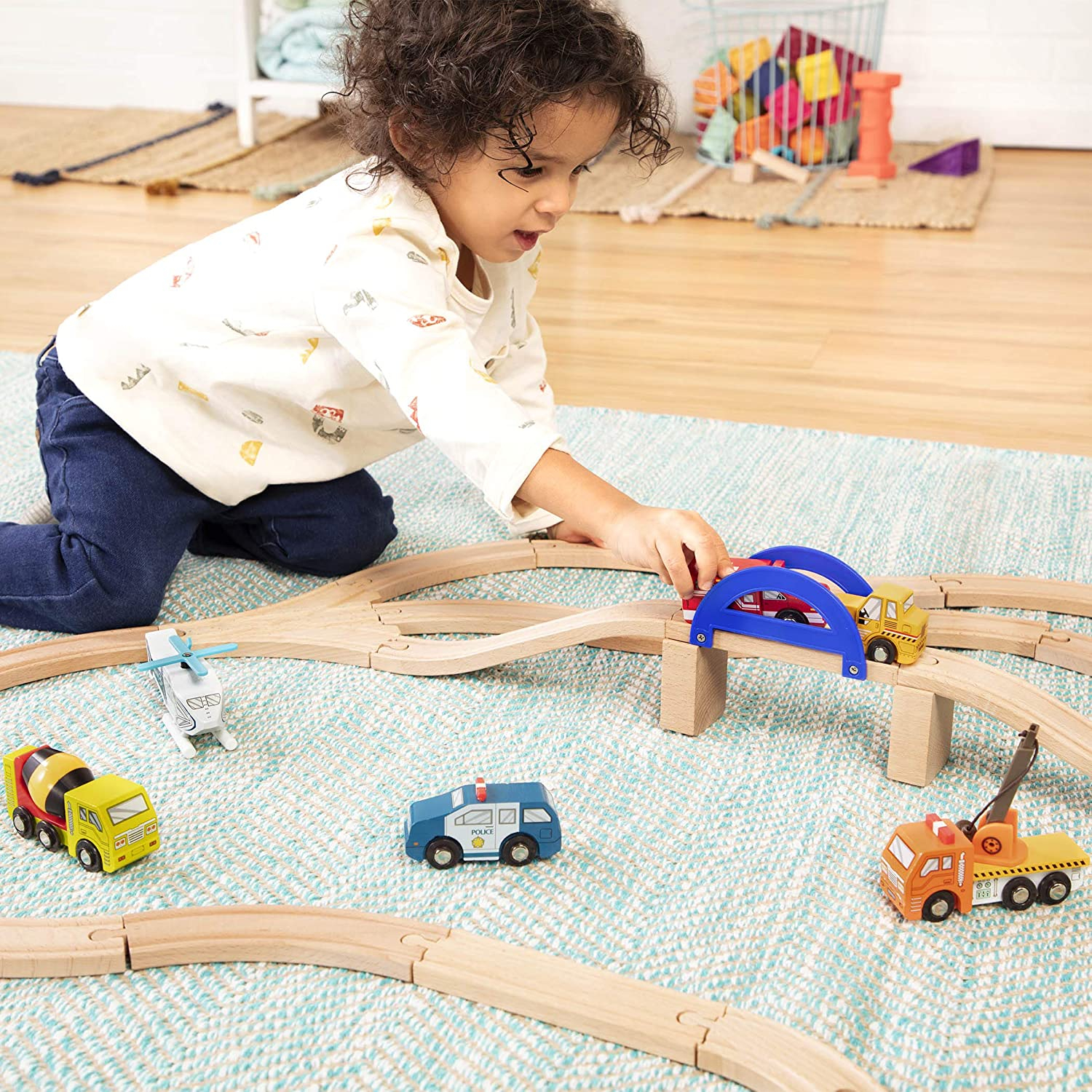 Foto 4 pulgar | Venta Internacional- Vehículos de Juguete de Madera de Toy Vehicles Battat para Niños de 3 Años