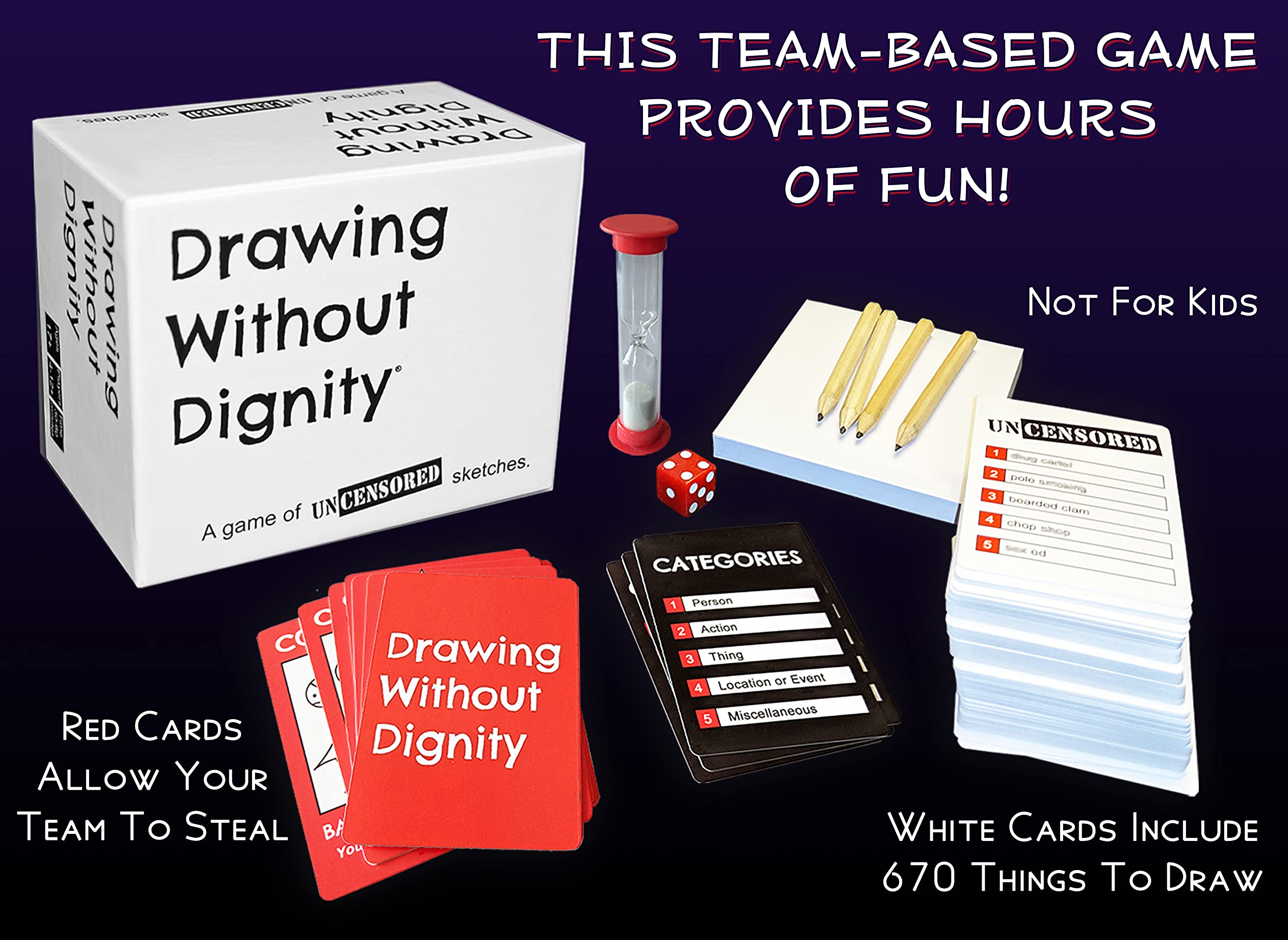 Foto 4 pulgar | Venta Internacional-Juego de Dibujo Drawing Without Dignity