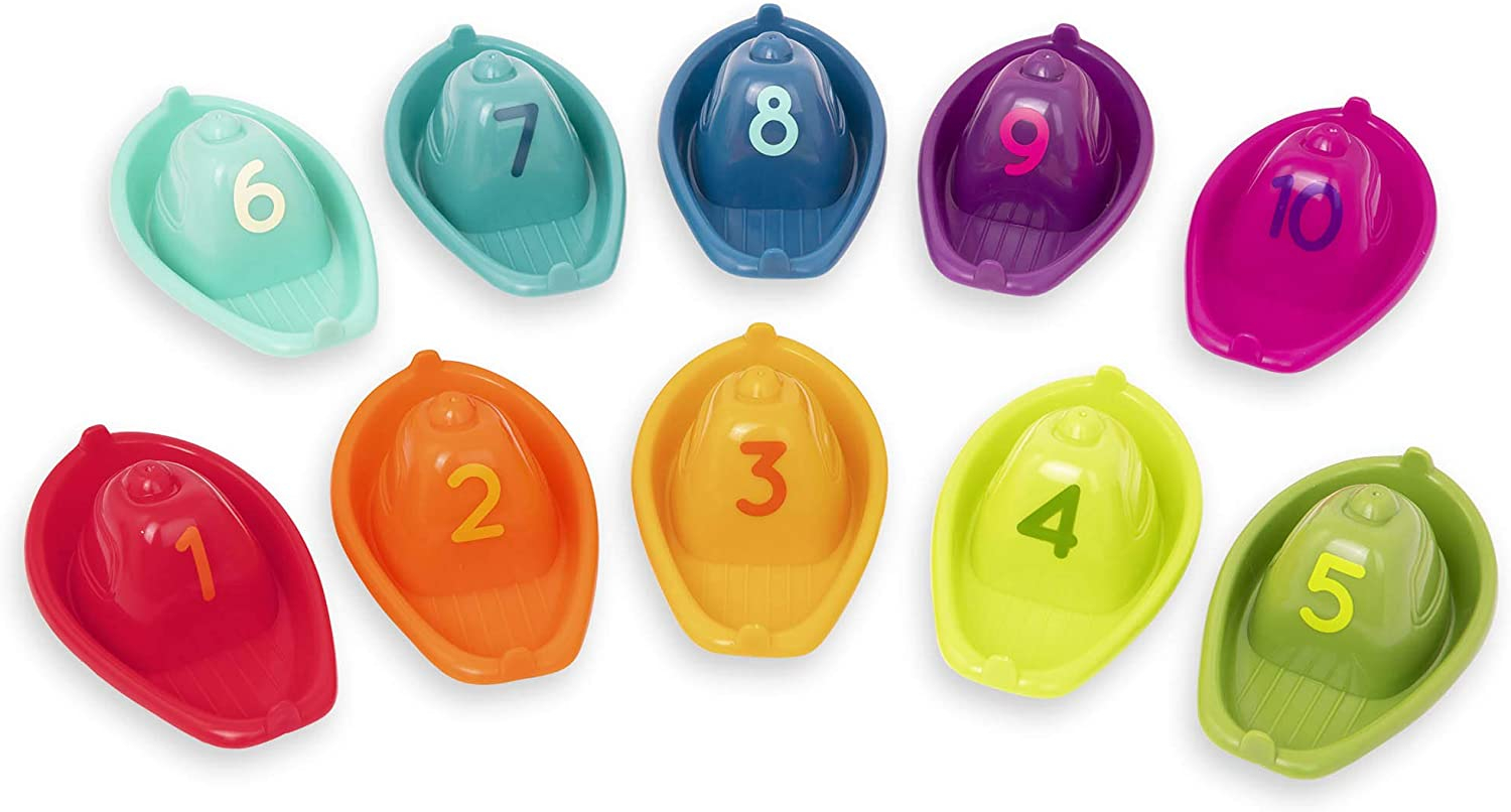 Foto 4 pulgar | Venta Internacional - Juguete Educativo Battat Stackin' Boats Aprende a Contar y Jugar en el Agua
