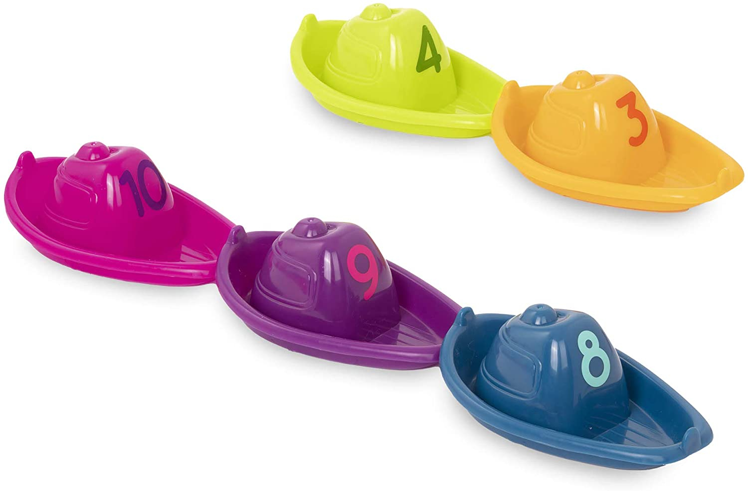 Foto 5 pulgar | Venta Internacional - Juguete Educativo Battat Stackin' Boats Aprende a Contar y Jugar en el Agua