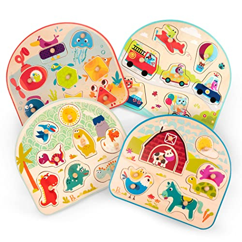 Foto 2 pulgar | Venta Internacional- Juguetes Peg Puzzles B. de Battat Wooden