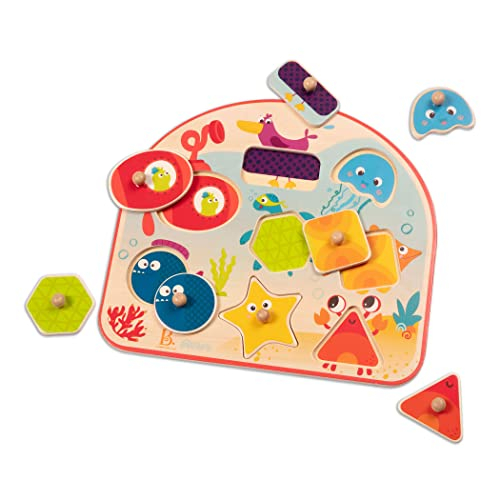 Foto 3 pulgar | Venta Internacional- Juguetes Peg Puzzles B. de Battat Wooden