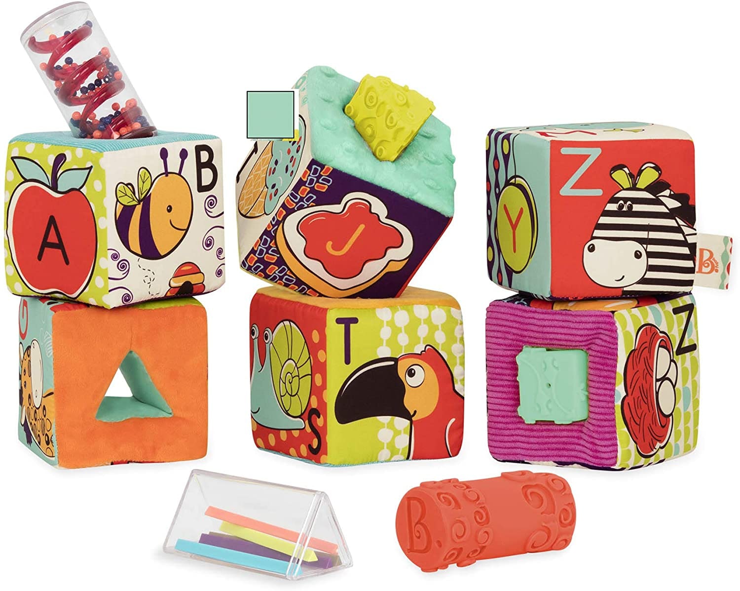 Juego de Bloques ABC Block Party de B. Toys de Battat para Niños $738