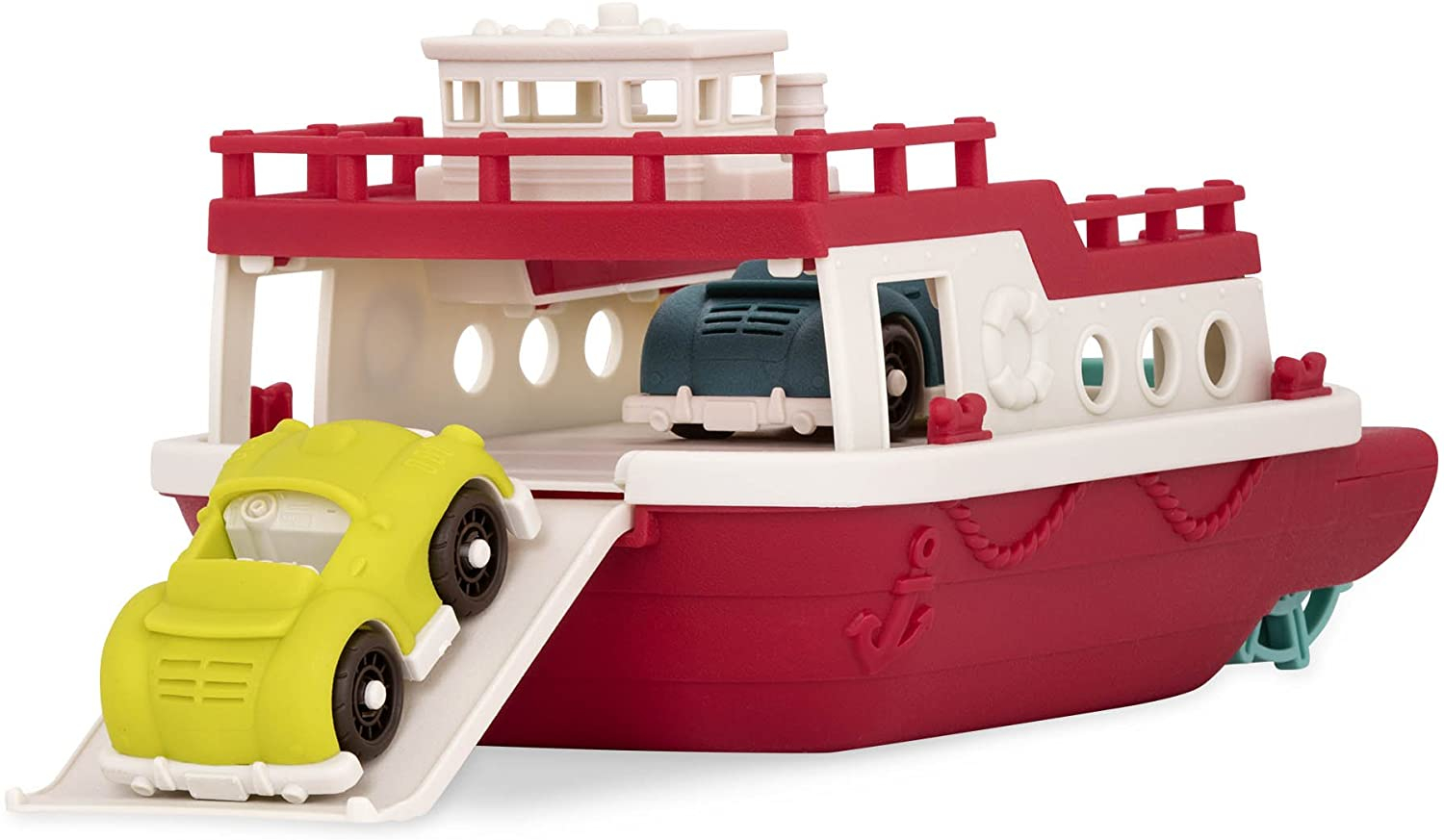 Barco de Juguete flotante Wonder Wheels Ferry con Coches para Baño