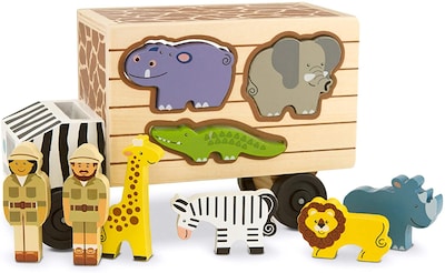 Foto 1 | Venta Internacional - Juguete de Madera Melissa & Doug Animal Rescue con 7 Animales