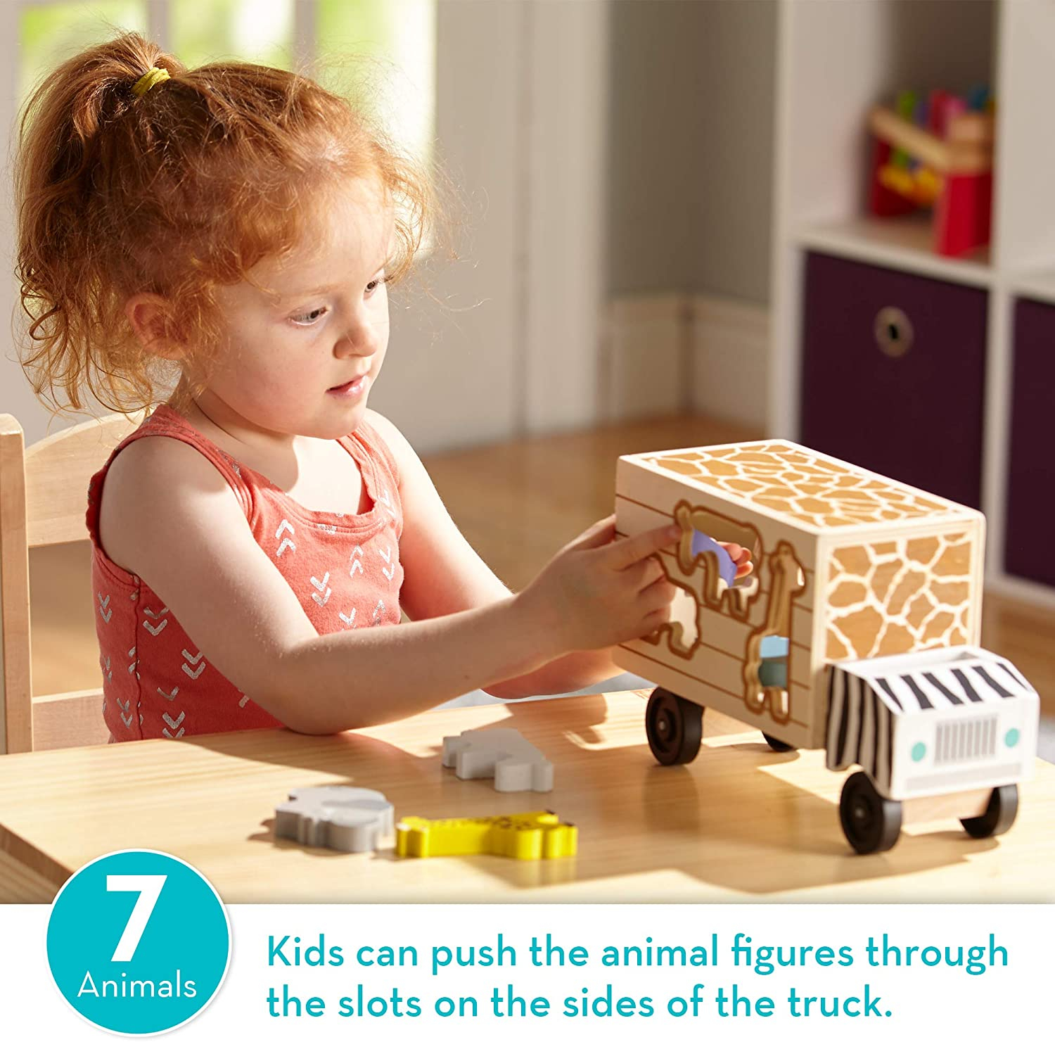 Foto 3 pulgar | Venta Internacional - Juguete de Madera Melissa & Doug Animal Rescue con 7 Animales